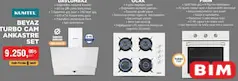 KUMTEL BEYAZ TURBO CAM ANKASTRE SET KUMTEL BEYAZ TURBO CAM ANKASTRE SET